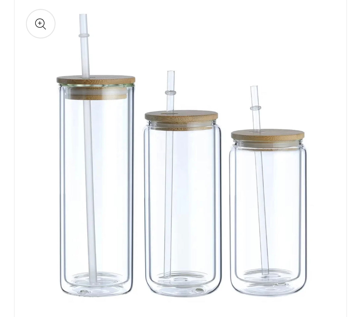 Snow Globe Tumbler (Acrylic/Glass)