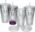 16oz Kids Double Lid Acrylic Snowglobe