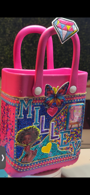 Kids Custom Bling Tote