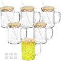 15oz Glass Snowglobe Mug